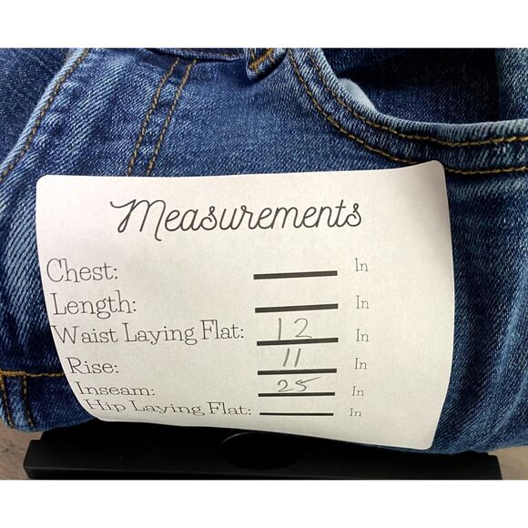 ZARA High Rise Straight Leg Raw Hem Broken In Stretchy Jean Zip 2 Blue #3926 - Picture 9 of 15